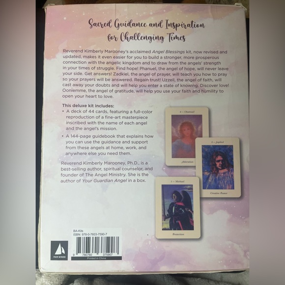 Kimberly Marooney Angel Blessings Oracle Cards of Sacred Guidance & Inspiration - Picture 2 of 13